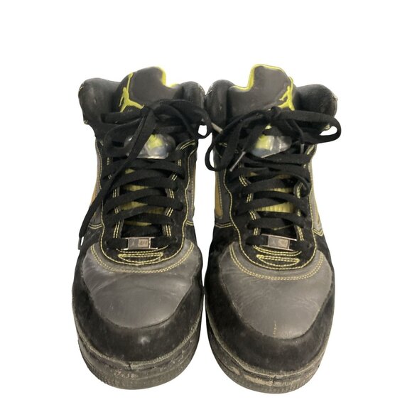 Nike Air Jordan Force Fusion 5 322882 mens Size 10.5 Black basketball sneakers R - Picture 2 of 7